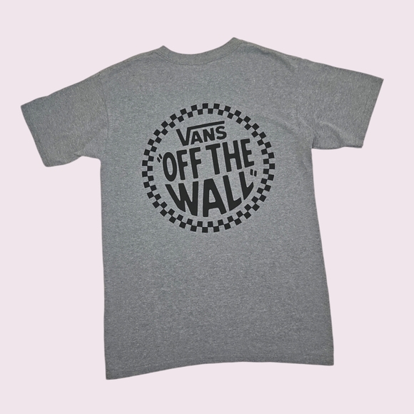 Vans Men T-shirt Short Sleeve Gray Size Small - Picture 3 of 3